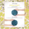Spongentle Dual Texture Deep Cleansing Loofah Sponge for Radiant Skin, Pack of 3, Bath and Shower, Exfoliating Body Scrubber, Beautiful Colors for Women and Men view 2