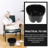 FRCOLOR Insulated Foot Bath Bucket 14.5 Inch Plastic Foot Soaking Bath Basin with Heat Preservation for Home Spa and Pedicure Relaxation view 4