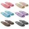 Maeline Bulk 18 Pairs Disposable House Slippers for Family, Guests - Slip-on Open Toe Indoor Home Spa Hotels Office Slipper for Women, Men view 1