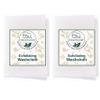 Natural Elephant Exfoliating Washcloth - Pearl White Japanese Shower Scrubber for Body - Single Washcloth for Gentle Skin Exfoliation (2 Pack (2 Washcloths)) view 1