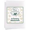 Natural Elephant Exfoliating Washcloth Pearl White Japanese Shower Scrubber for Body (5 Pack (5 Washcloths)) view 2