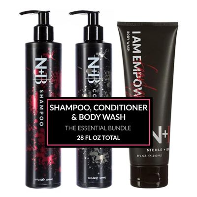 N+B Core Collection | Paraben-Free | For All Hair Types and Textures | Strengthens and Hydrates | Made in the USA (Shampoo/Conditioner/Body Wash)