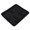 Mikinona 1pc Hair Scissors Carrier Bag Compact Zipper Storage Case for Hairdressing Scissors Salon Accessories for Barbers and Home Use Black view 1