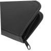 Mikinona 1pc Hair Scissors Carrier Bag Compact Zipper Storage Case for Hairdressing Scissors Salon Accessories for Barbers and Home Use Black view 3
