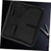 Mikinona 1pc Hair Scissors Carrier Bag Compact Zipper Storage Case for Hairdressing Scissors Salon Accessories for Barbers and Home Use Black view 4