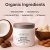 GLIMMER GODDESS Organic Whipped Body Butter for Women - Moisturizer Cream with Shea & Cocoa Butter, Almonds & Coconut Oil - White Ginger & Amber, 8oz view 2