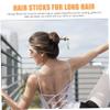 BIUDECO 4pcs Chinese Style Hair Pins Hair Bun Sticks for Women Decorative Tassels Traditional view 4