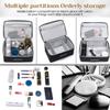 KaAutoler Portable Cosmetic Bag with Lock, Large Capacity Travel Makeup Case Organizer, Waterproof Makeup Bags for Girls Traveling With Handle and Divider Makeup Bag(Black) view 2