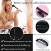 KaAutoler Portable Cosmetic Bag with Lock, Large Capacity Travel Makeup Case Organizer, Waterproof Makeup Bags for Girls Traveling With Handle and Divider Makeup Bag(Black) view 3