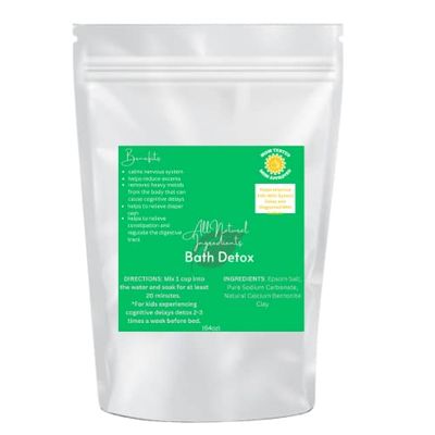 All Natural Bath Detox (Helps with Congnitive Delays in Children) 4lb Bag