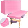 Buryeah 50 Pcs Massage Table Sheets 39 x 87 Inch Disposable Fitted Bed Sheets Thickened Spa Bed Covers Soft Non Woven Massage Table Cover for Spa Salon Body Facial Beauty(Pink) view 1
