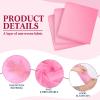 Buryeah 50 Pcs Massage Table Sheets 39 x 87 Inch Disposable Fitted Bed Sheets Thickened Spa Bed Covers Soft Non Woven Massage Table Cover for Spa Salon Body Facial Beauty(Pink) view 3