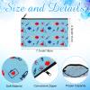 Reginary 20 Pieces Nurse Cosmetic Bag Nurse Practitioner Gifts for Women Nursing Makeup Bag Canvas Cosmetic Cute Pouch for Purse view 2