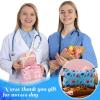 Reginary 20 Pieces Nurse Cosmetic Bag Nurse Practitioner Gifts for Women Nursing Makeup Bag Canvas Cosmetic Cute Pouch for Purse view 4