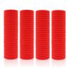 100 Pack Seamless Hair Ties for Women Girls Ponytail Holders for Thick Hair (Red) view 1