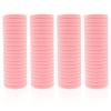100 Pack Seamless Hair Ties for Women Girls Ponytail Holders for Thick Hair (light pink) view 1