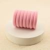 100 Pack Seamless Hair Ties for Women Girls Ponytail Holders for Thick Hair (light pink) view 3