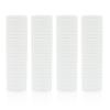 100 Pack Seamless Hair Ties for Women Girls Ponytail Holders for Thick Hair (white) view 1