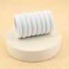 100 Pack Seamless Hair Ties for Women Girls Ponytail Holders for Thick Hair (white) view 3