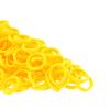 100 Pack Seamless Hair Ties for Women Girls Ponytail Holders for Thick Hair (yellow) view 2