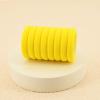 100 Pack Seamless Hair Ties for Women Girls Ponytail Holders for Thick Hair (yellow) view 3