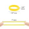 100 Pack Seamless Hair Ties for Women Girls Ponytail Holders for Thick Hair (yellow) view 4