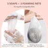 Black & Thick Hair Fallopia Multiflora Shampoo Bar,Polygonum Soap with Foaming Net,He Shou Wu Extract Shampoo,Deeply Cleanses Hair Scalp,Organic Moisturizes Repairs Hair Damage (3pcs) view 4