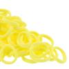 100 Pack Seamless Hair Ties for Women Girls Ponytail Holders for Thick Hair (light yellow) view 2