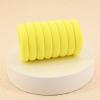 100 Pack Seamless Hair Ties for Women Girls Ponytail Holders for Thick Hair (light yellow) view 4