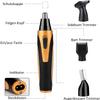 QIYUDS Nose Hair Trimmer Painless Ear and Nose Hair Trimmer for Men Women, Electric Nose Hair Trimmer,Waterproof Dual Edge Blades for Easy Cleansing view 2