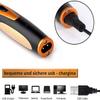 QIYUDS Nose Hair Trimmer Painless Ear and Nose Hair Trimmer for Men Women, Electric Nose Hair Trimmer,Waterproof Dual Edge Blades for Easy Cleansing view 3