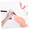SHERCHPRY 2pcs Left Hand Model Tool Bendable Nail Hand False Hand for Nail Practice Nail Art Foot Model Hand Foot Manicure Training Foot Manicures Fake Hand Equipment view 3
