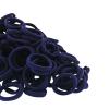 100 Pack Seamless Hair Ties for Women Girls Ponytail Holders for Thick Hair (Navy) view 2