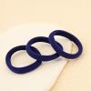 100 Pack Seamless Hair Ties for Women Girls Ponytail Holders for Thick Hair (Navy) view 3