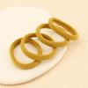 100 Pack Seamless Hair Ties for Women Girls Ponytail Holders for Thick Hair (Sand) view 3