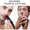 DABEDE QIYUDS Mens Ear and Nose Hair Trimmer with Cleaning System, Nose Hair trimme Nose Trimmer for Nose, Painless Trimming,Ears and Eyebrows, Professional Clipper,Trimmer for Men Women view 4