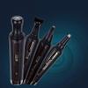 DABEDE QIYUDS USB Rechargeable Ear and Nose Hair Trimmer for Men Professional Painless Nose Hair Remover, Ladies' Eyebrows Trimmer,4 in 1 Mens Grooming Kit with Electric Ear Hair Trimmer view 3