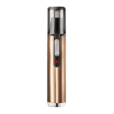 DABEDE QIYUDS Nose and Ear Hair Trimmer,Wet Dry High-Performance, USB Rechargeable Nostril Nasal Hair Vacuum Cleaning System (Color : Gold)