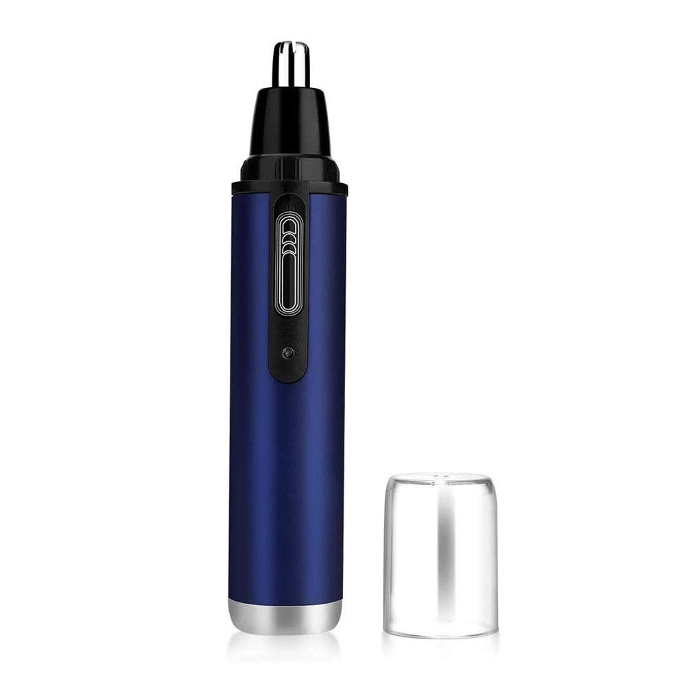 DABEDE QIYUDS Nose and Ear Hair Trimmer,Wet Dry High-Performance, USB Rechargeable Nostril Nasal Hair Vacuum Cleaning System (Color : Blue)