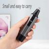 QIYUDS Ear and Nose Hair Trimmer Clipper 2 in 1 Painless Eyebrow and Facial Hair Trimmer for Men and Women, Battery-Operated, IPX7 Waterproof Dual Edge Blades for Easy Cleansing view 2