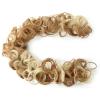 Messy Bun Hair Messy Bun Hair Piece 21inch Long Synthetic Tousled Fluffy Hair Bun Wrap Around Scrunchies DIY Curly Chignon Hairpiece Hair Band for Women Real Human Hair Buns (Color : Q13 22H613) view 1