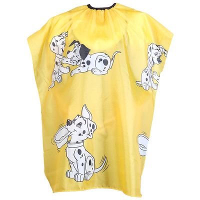 JINDIN Kids Haircut Cape, Salon Hair Cutting Capes for Kid Cloth, Kids Barber Hair Cutting Cover, Child Shampoo Waterproof Apron (Yellow)