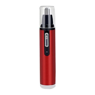 DABEDE QIYUDS Nose and Ear Hair Trimmer,Wet Dry High-Performance, USB Rechargeable Nostril Nasal Hair Vacuum Cleaning System (Color : Red)