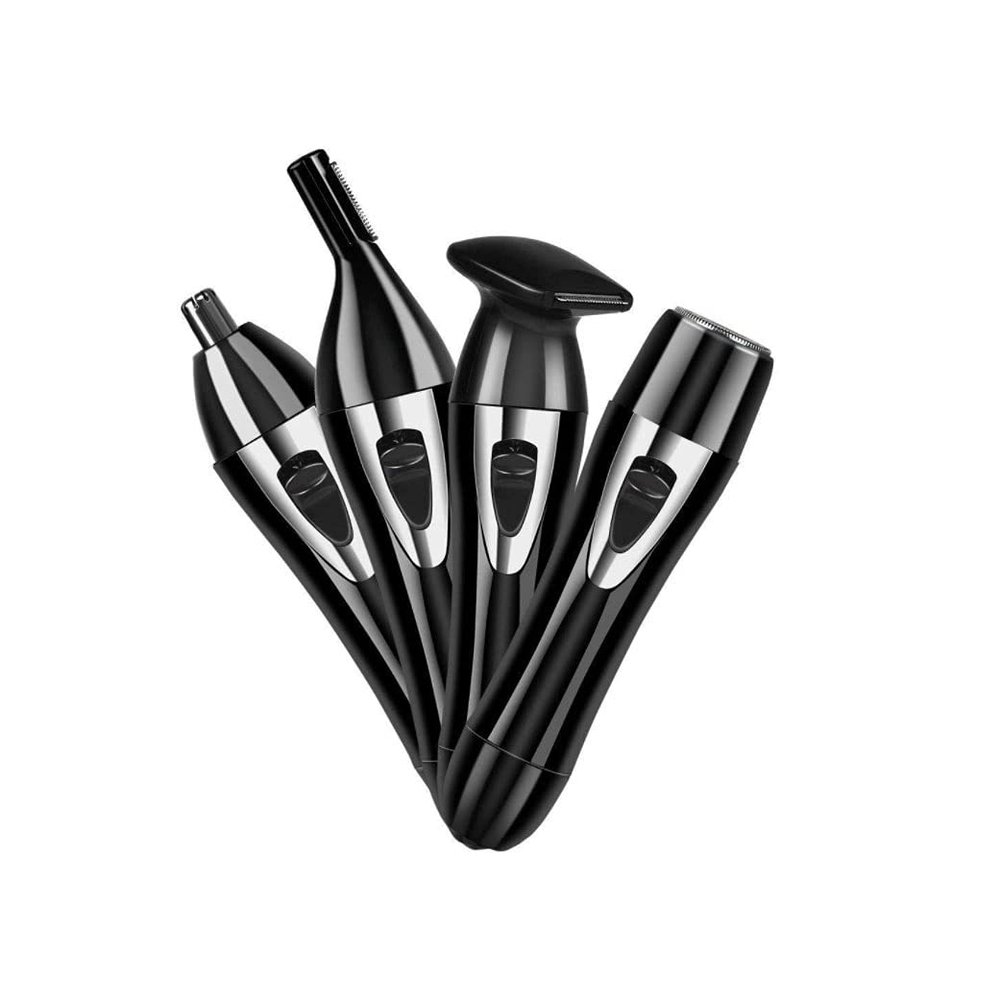 DABEDE QIYUDS Ear and Nose Hair Trimmer Clipper,USB Rechargeable Nostril Nasal Hair Cleaning System,4 in 1 Lightweight Waterproof Hair and Beard Clippers