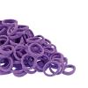 100 Pack Seamless Hair Ties for Women Girls Ponytail Holders for Thick Hair (purple) view 2