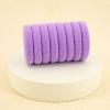 100 Pack Seamless Hair Ties for Women Girls Ponytail Holders for Thick Hair (purple) view 3