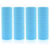 100 Pack Seamless Hair Ties for Women Girls Ponytail Holders for Thick Hair (light blue) view 1