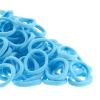 100 Pack Seamless Hair Ties for Women Girls Ponytail Holders for Thick Hair (light blue) view 2