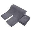 SINLAND Microfiber Esthetician Towels for Facials Mask Removing Face Wrap Soft Facial Cloth with Split Design Spa Towels for Facial Steam Massage and Cleansing 3 Pack view 3