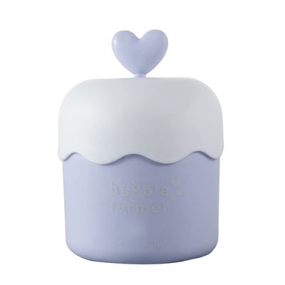 1PC Portable Facial Cleanser Foam Maker Cup Whip Bubble Maker Facial Skin Cleansing Care Press Bubbler Foamer for Face Clean Tool(Blue)